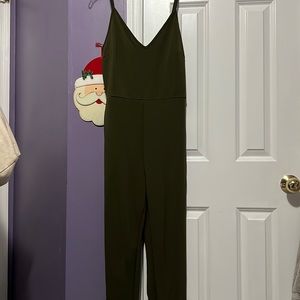 Hunter Green jumpsuit from Charlotte Russe
